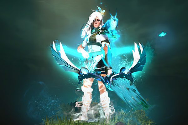 Открыть - Custom Arcana Blond Windranger для donate_alipay