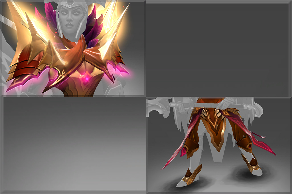 Legion commander - Radiant Conqueror Shoulder And Legs